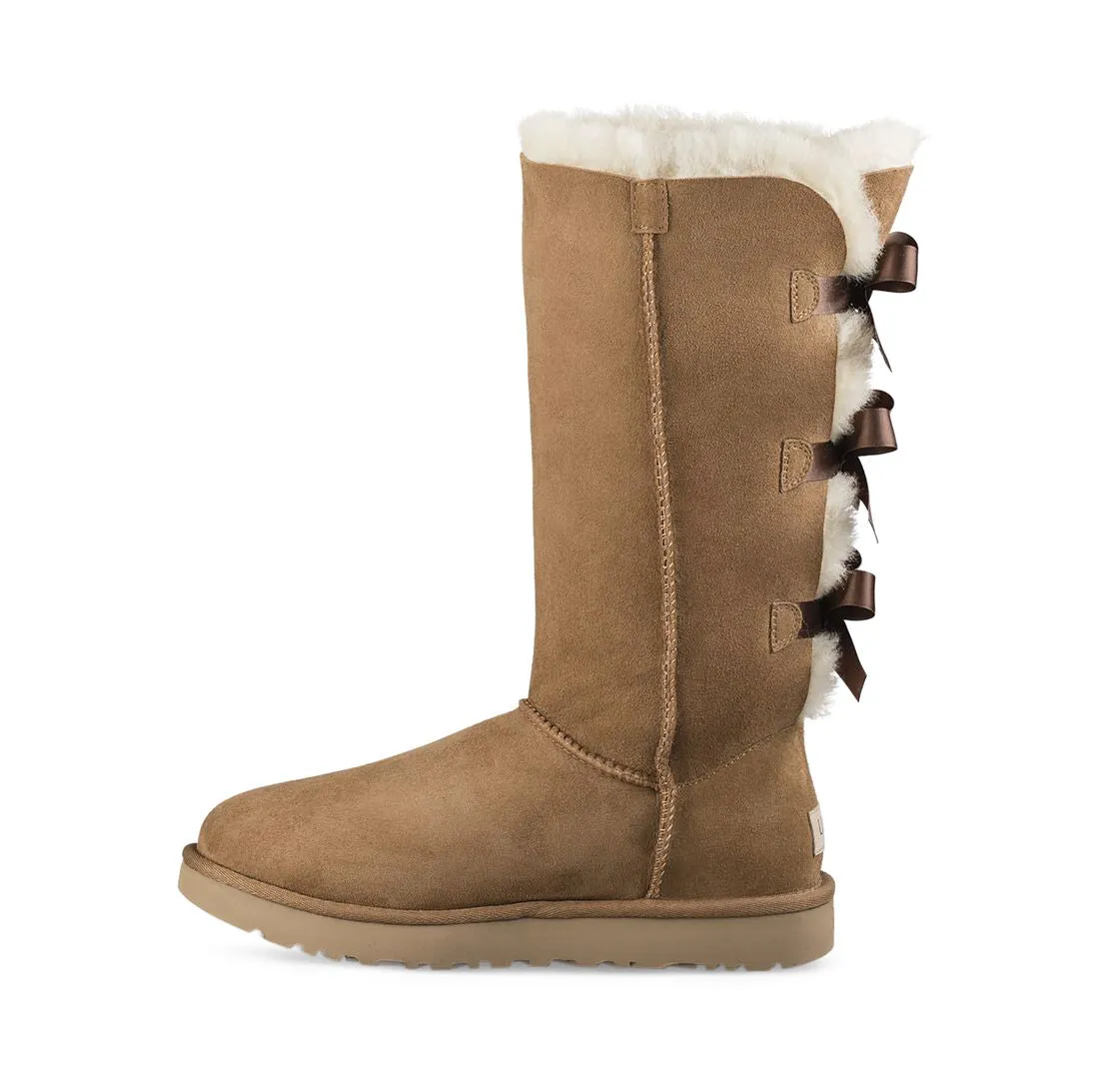 UGG Womens Bailey Bow Tall II Boots – Classic Chestnut Color (Model 1016434)