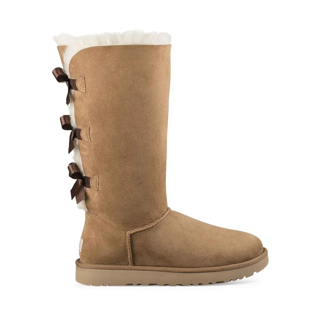 UGG Womens Bailey Bow Tall II Boots – Classic Chestnut Color (Model 1016434)
