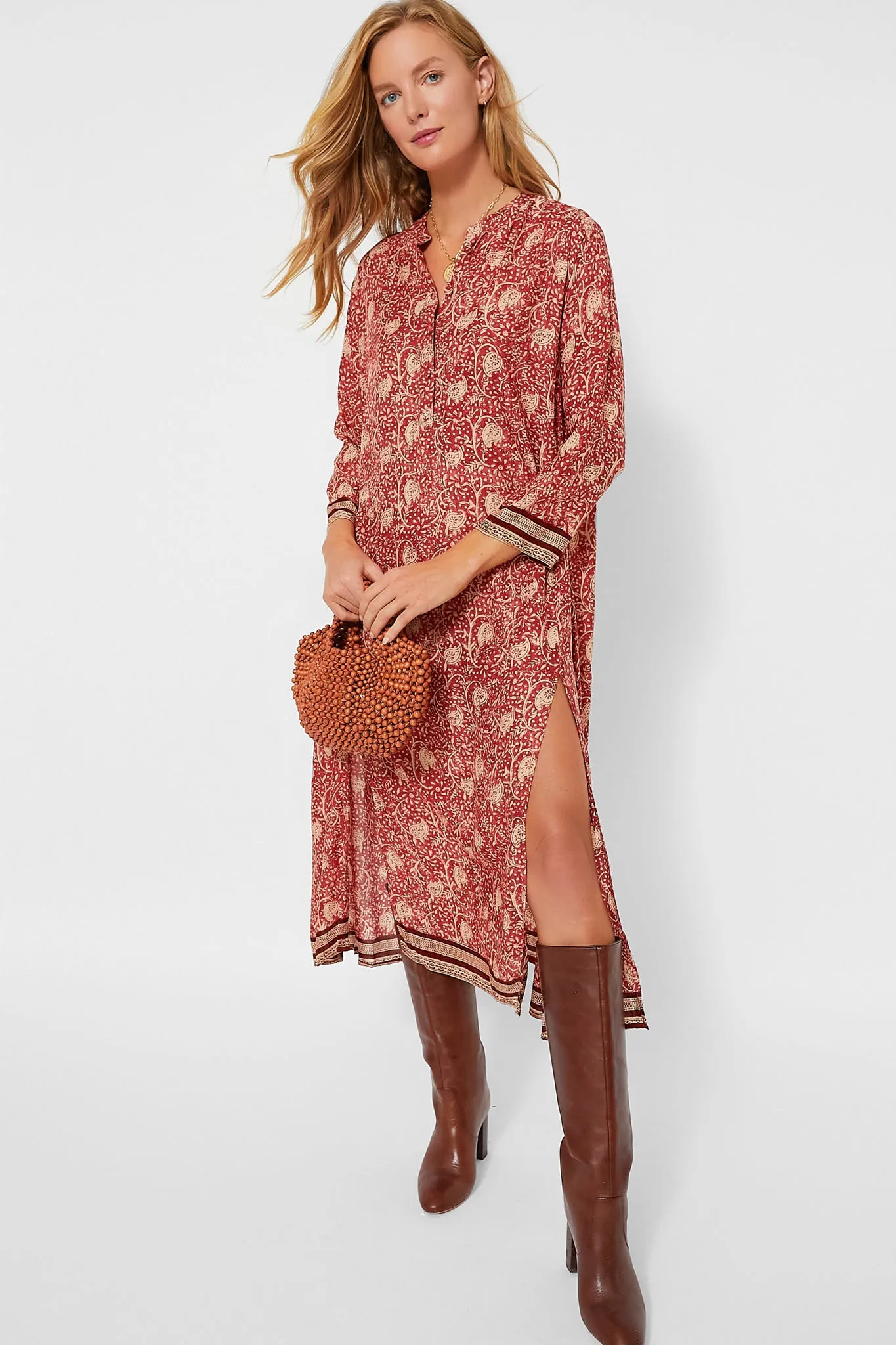 Water Lily Terracotta Isobel Dress