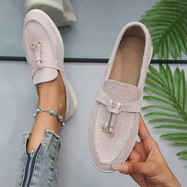 Women's Casual Slip-On Loafers with Flat Sole 70682361C