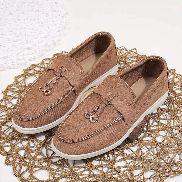 Women's Casual Slip-On Loafers with Flat Sole 70682361C