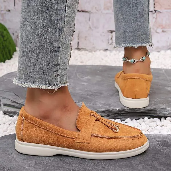 Women's Casual Slip-On Loafers with Flat Sole 70682361C
