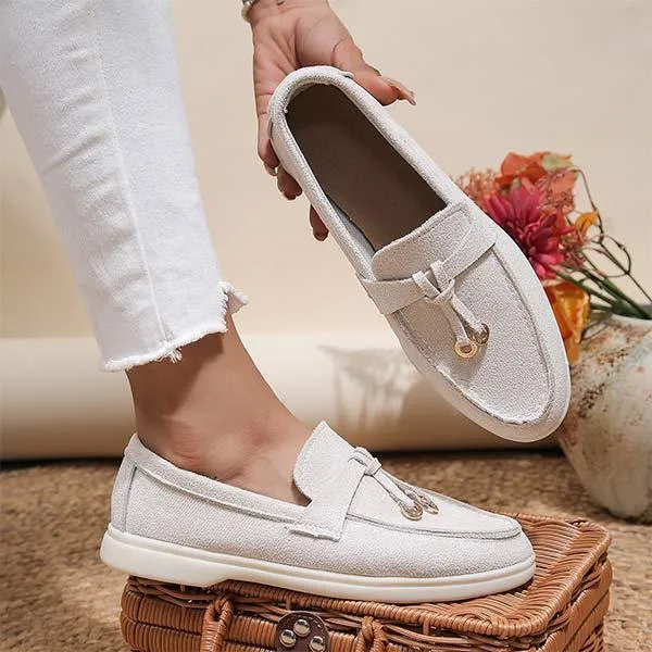 Women's Casual Slip-On Loafers with Flat Sole 70682361C