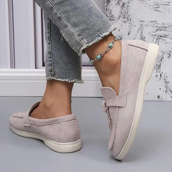 Women's Casual Slip-On Loafers with Flat Sole 70682361C