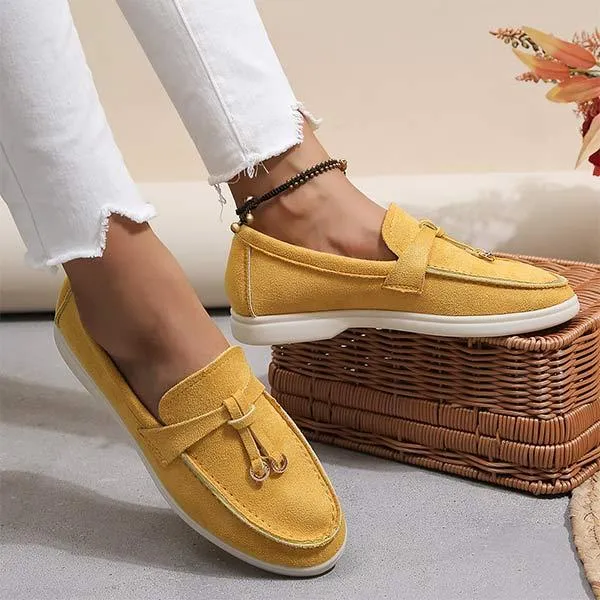 Women's Casual Slip-On Loafers with Flat Sole 70682361C