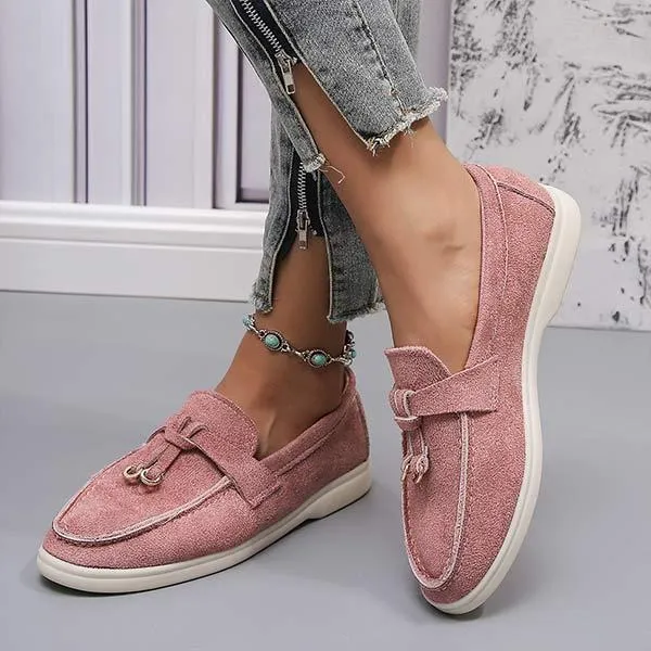Women's Casual Slip-On Loafers with Flat Sole 70682361C