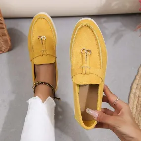 Women's Casual Slip-On Loafers with Flat Sole 70682361C
