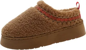 Women's Slippers Winter House Shoes Indoor and Outdoor- Cozy Fur-Lined Ankle Boots for Warm and stylish snow boots